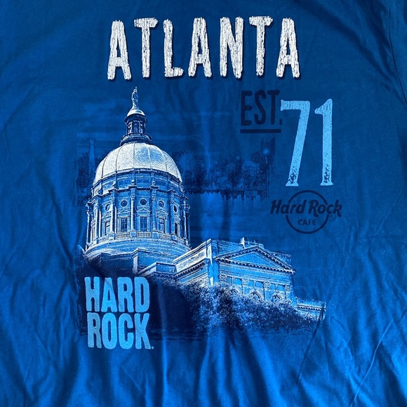 NWT Men’s Hard Rock Cafe Atlanta Tee Shirt Sz XL - Picture 3 of 3